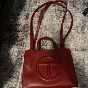 Telfar Red Tote Bag
